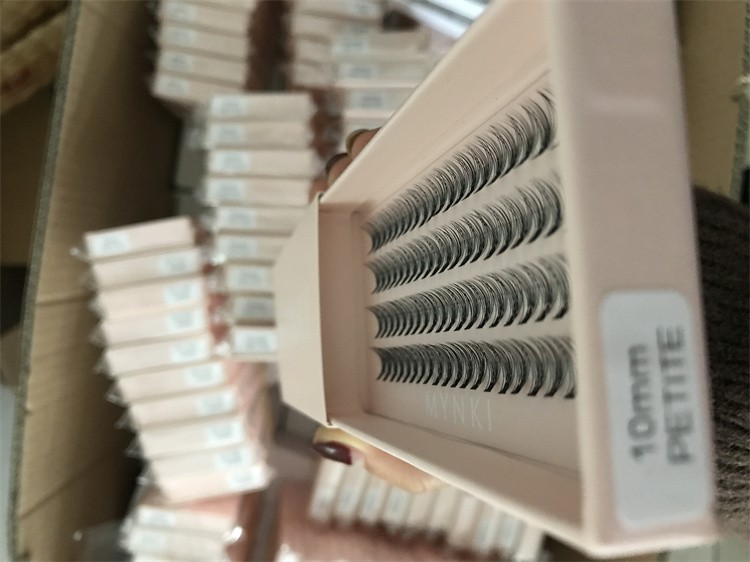 10mm C curl cluster lash