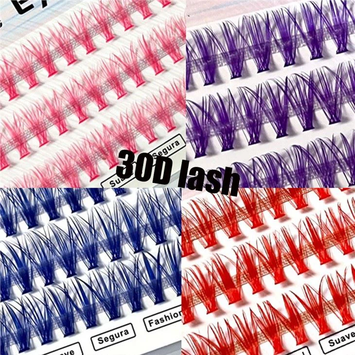 30Д Индивидуалне трепавице у боји