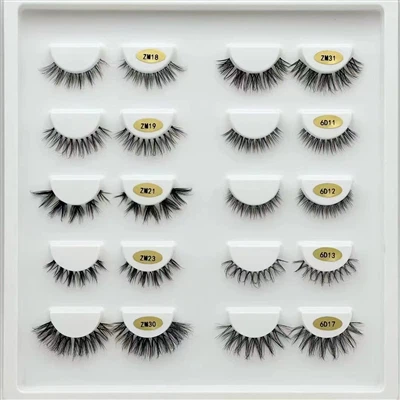 Нове природне прозирне свилене трепавице